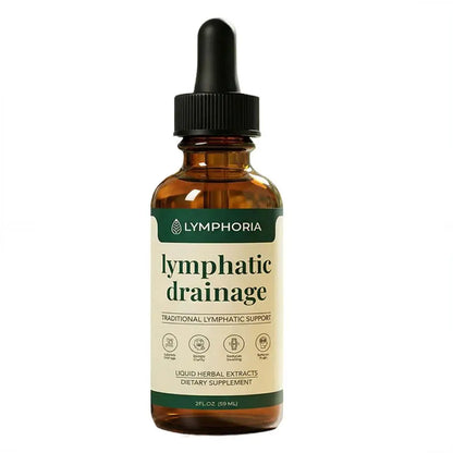 60ml Lymphatic Drainage Drops Natural Herbal Formula Toxin Elimination Swelling Relief Lymph Support Liquid